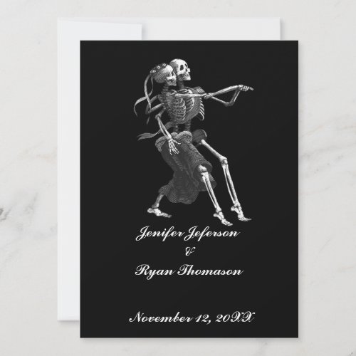 halloween wedding Invitation