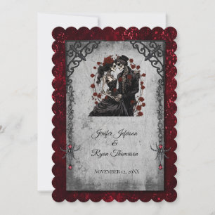 halloween wedding Invitation