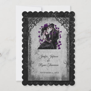 halloween wedding Invitation