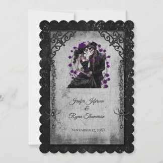 halloween wedding Invitation