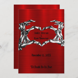 halloween wedding Invitation