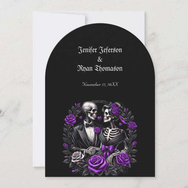 halloween wedding Invitation (Front)