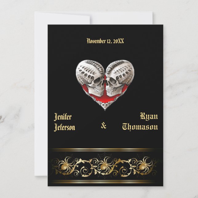 halloween wedding Invitation (Front)