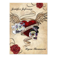 halloween wedding Invitation