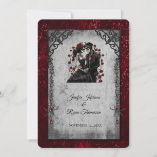 halloween wedding Invitation
