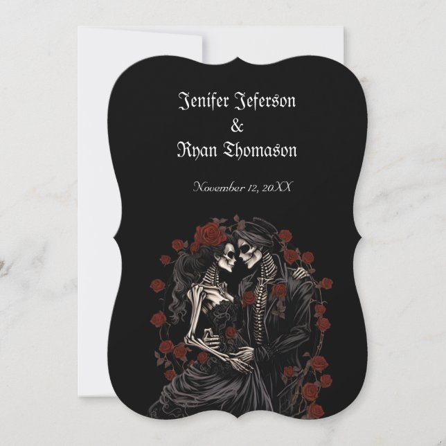 halloween wedding Invitation (Front)