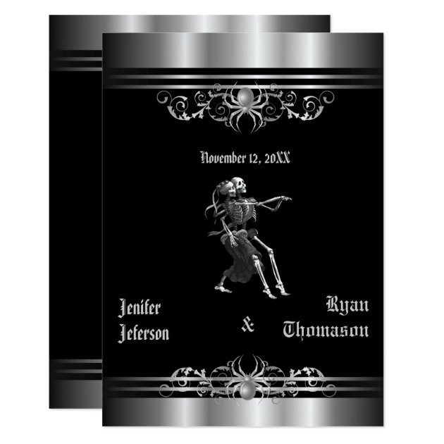 Halloween Wedding Invitation