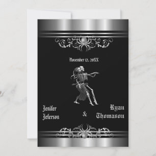 halloween wedding Invitation