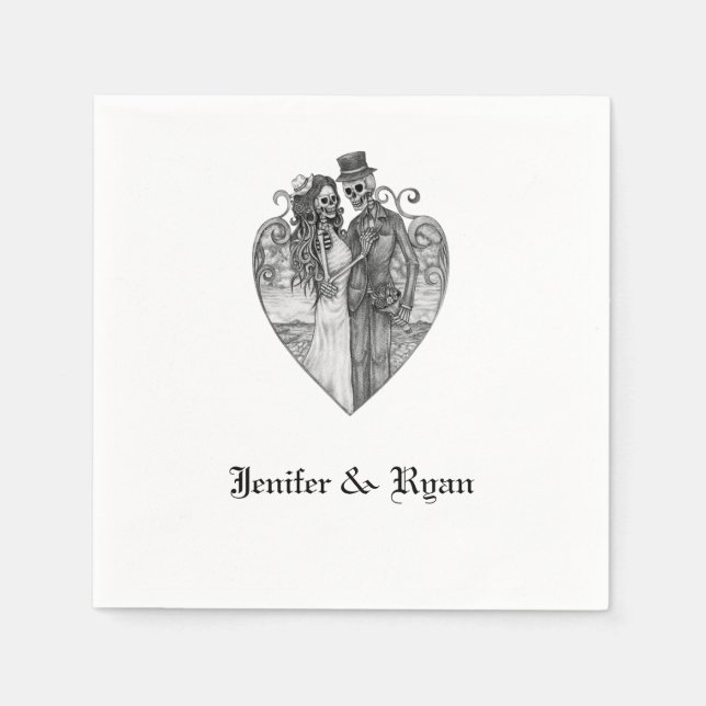 Halloween wedding  Napkins (Front)