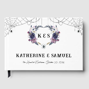 Halloween Wedding Spider Wave  Guest Book
