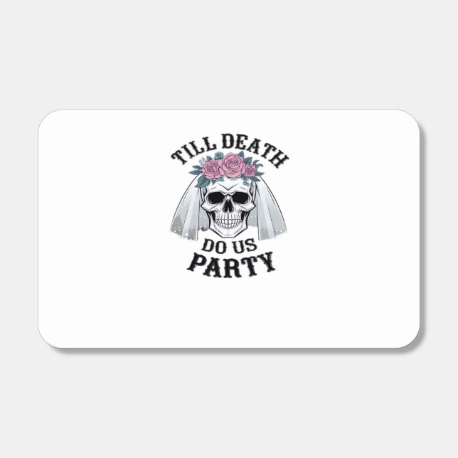 Halloween Wedding Spooky - Till Death Do Us Party Matchboxes (Front)