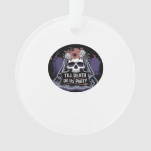 Halloween Wedding Spooky Wedding Halloween Party T Ornament