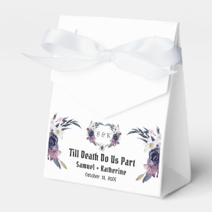 Halloween Wedding Till Death Do Us Part Favor Boxes