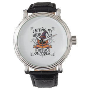 Halloween Weird Shirt With Pumpkin Ghosts_1 Watch