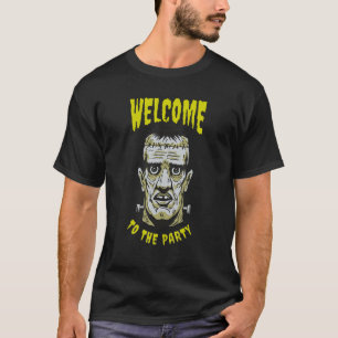 Halloween Welcome To The Frankenstein Head T-Shirt