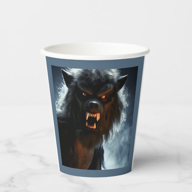 Halloween - Werewolf 1 Paper Cups (Front)