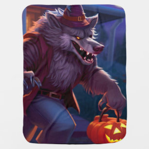 Halloween/werewolf/fall/autumn Baby Blanket