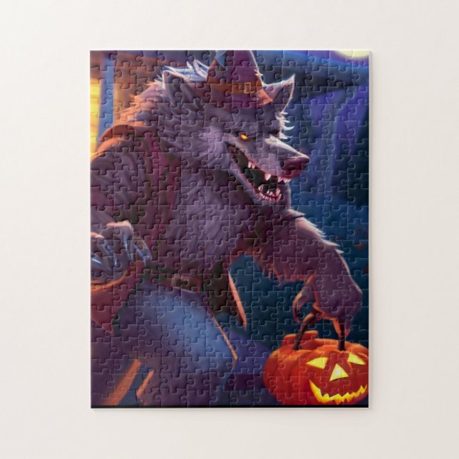 Halloween/werewolf/fall/autumn Jigsaw Puzzle (Vertical)