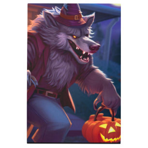 Halloween/werewolf/fall/autumn Metal Print