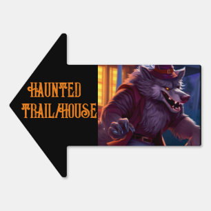 Halloween/werewolf/fall/autumn Sign