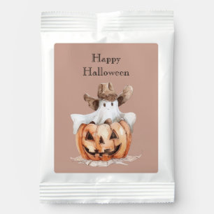 Halloween Western Brown Cowboy Skeleton Hot Chocolate Drink Mix