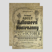 Halloween Western Costume Ball Event Invitation