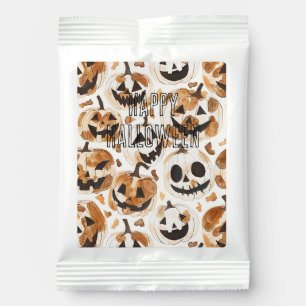 Halloween Western Cowboy Cowgirl Pumpkins Hot Chocolate Drink Mix