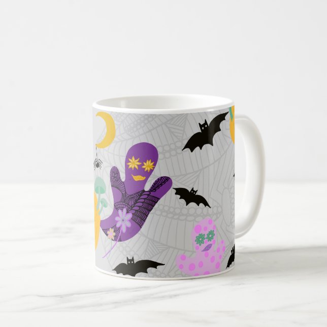 Halloween Whimsy Coffee Mug (Front Right)