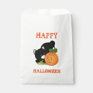 Halloween White Favor Bags/Pumpkin Bag
