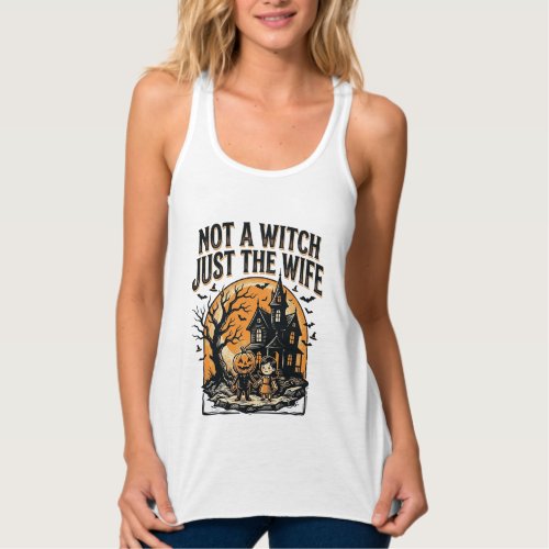 Halloween Wife Shirt Vintage Haunted House Design