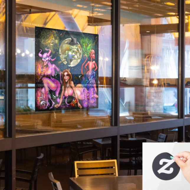 Halloween Window Cling (Restaurant Window)