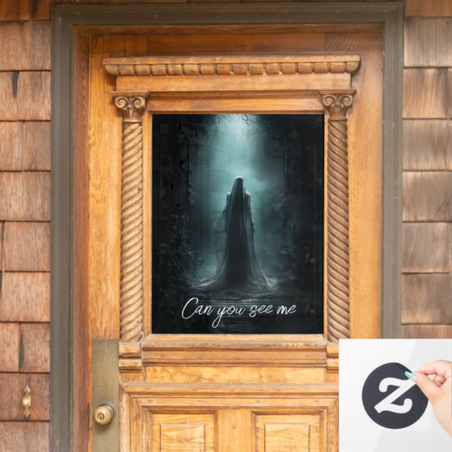 Halloween  window cling (Home Door)