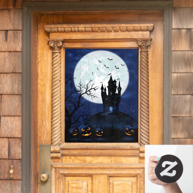 Halloween Window Cling (Home Door)