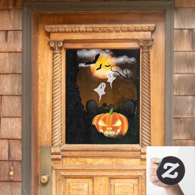 Halloween Window Cling (Home Door)