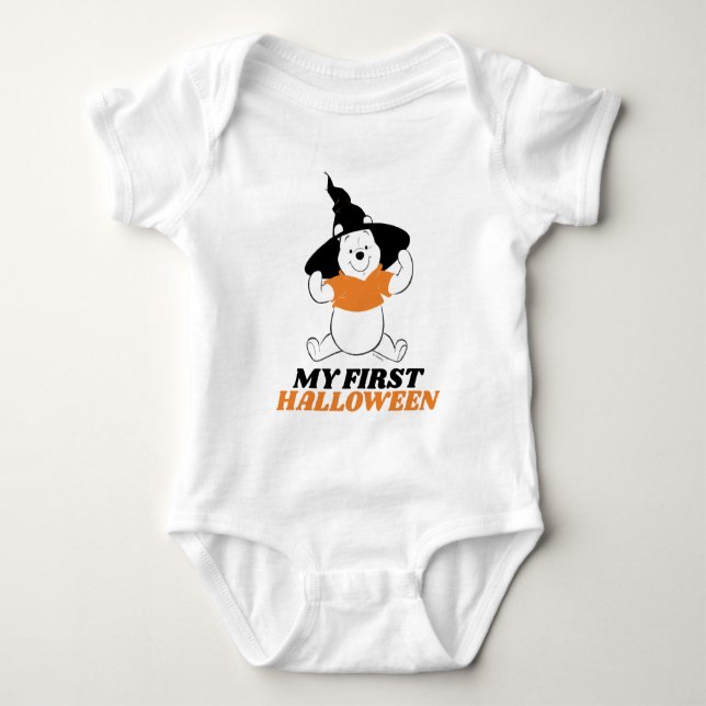 Halloween Winnie the Pooh | My First Halloween Baby Bodysuit (Front)
