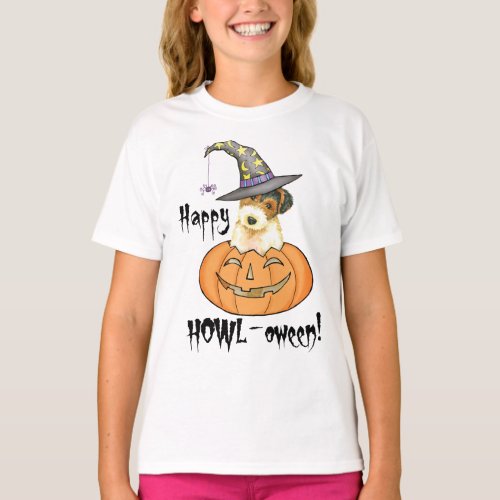 Halloween Wire Fox Terrier T_Shirt