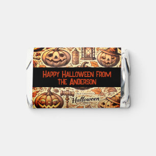 Halloween wishes orange  hershey's miniatures