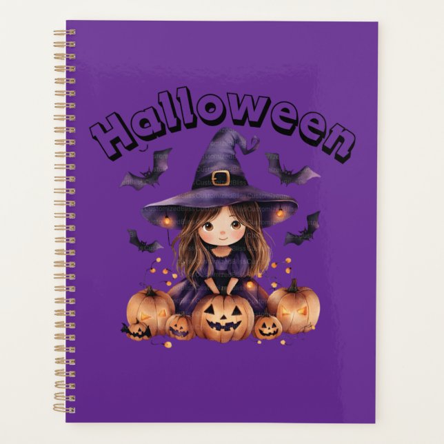 Halloween Witch 2024 Planner (Front)