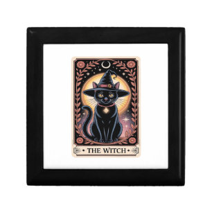 Halloween Witch Aesthetic Cat Lovers Gothic Tarot Gift Box