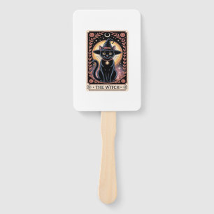 Halloween Witch Aesthetic Cat Lovers Gothic Tarot Hand Fan