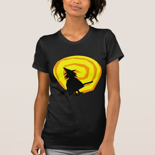 Halloween Witch and Moon Shirt