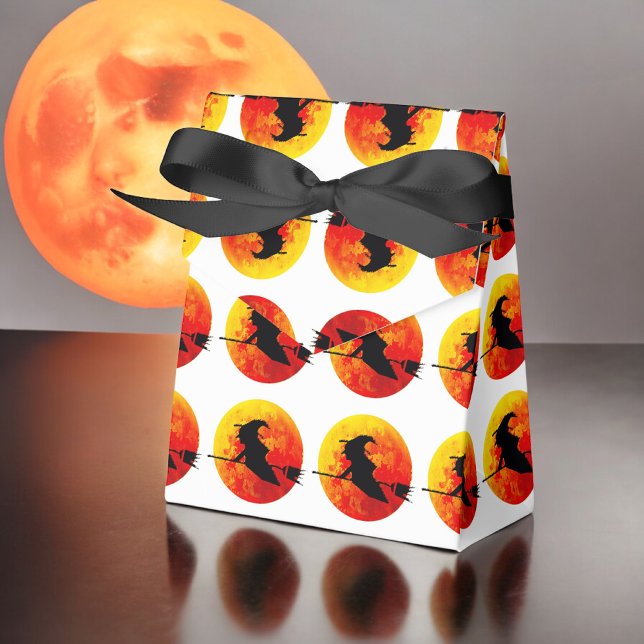 Halloween Witch and the Blood Moon Favor Boxes (Creator Uploaded)