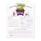 Halloween Witch Baby Predictions & Advice Card