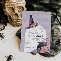 Halloween Witch Baby Shower Invitation