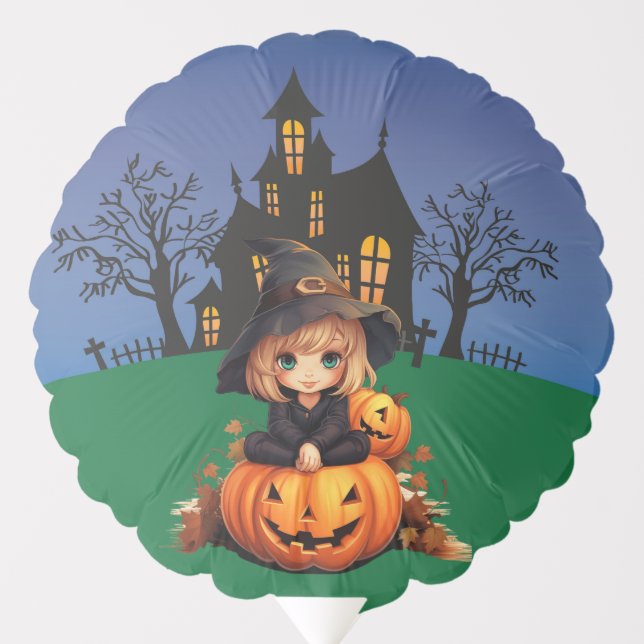 Halloween Witch  Balloon (Front)