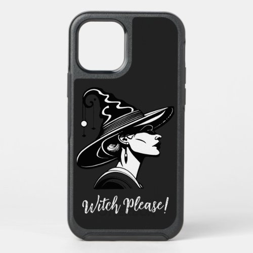 Halloween Witch Black And White OtterBox Symmetry iPhone 12 Pro Case