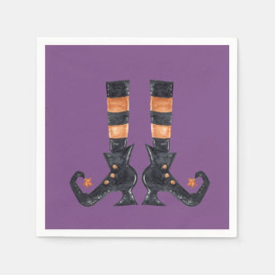 Halloween Witch Boots Napkins