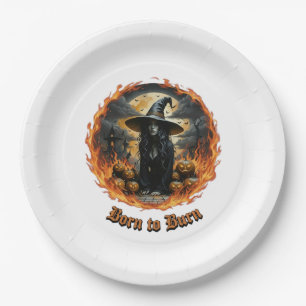 Halloween; Witch; Born to Burn; Jack; Paper Napkin Plates