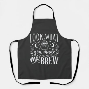 Halloween Witch Brew Funny Potion Design_1 Apron