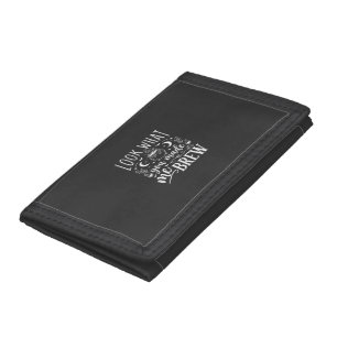 Halloween Witch Brew Funny Potion Design_1 Tri-fold Wallet